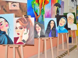 MIS Students Art display